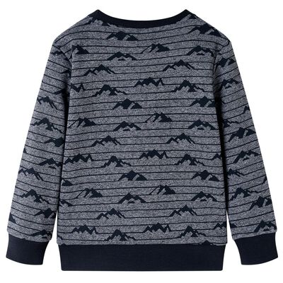 Sweatshirt pour enfants mélange bleu marine 128