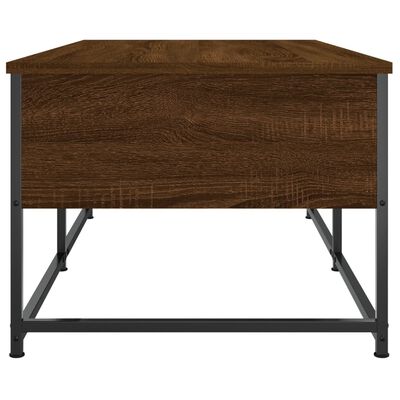 vidaXL Table basse chêne marron 100x51x40 cm bois d'ingénierie