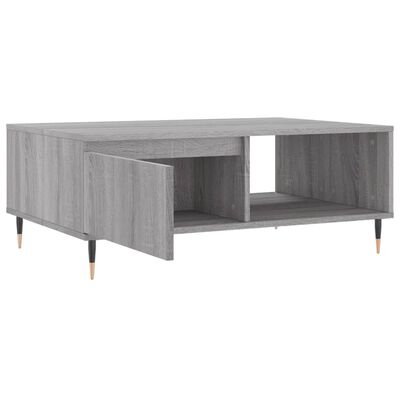 vidaXL Table basse sonoma gris 90x60x35 cm bois d'ingénierie