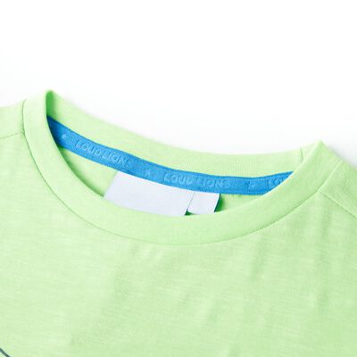 T-shirt pour enfants vert néon 92