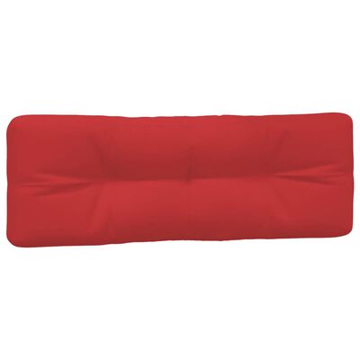 vidaXL Coussins de palette lot de 7 rouge tissu