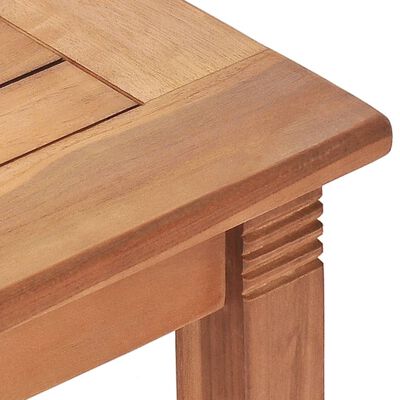 vidaXL Ensemble à manger de jardin 5 pcs bois de teck solide