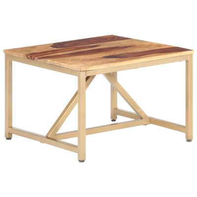 vidaXL Table d'appoint 60x60x40 cm Bois massif