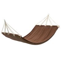 vidaXL Hamac avec barre 210x150 cm Marron