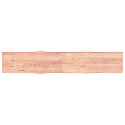 vidaXL Dessus de table bois massif traité bordure assortie