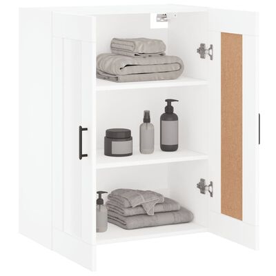 vidaXL Armoire murale blanc 69,5x34x90 cm bois d'ingénierie