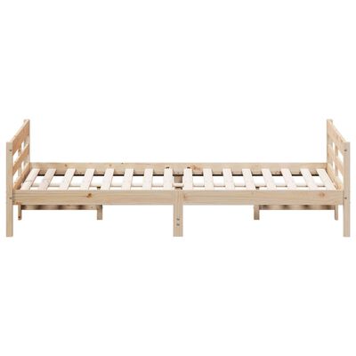 vidaXL Cadre de lit sans matelas 140x200 cm bois massif de pin