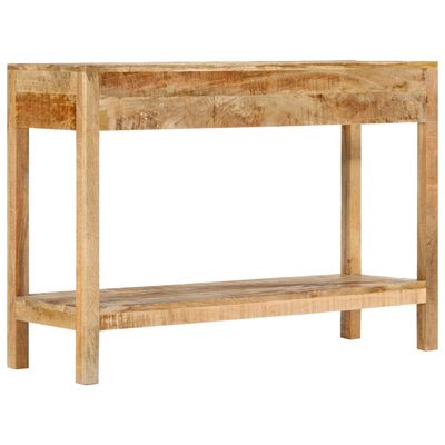 vidaXL Table console et 2 tiroirs 110x35x75 cm bois de manguier solide