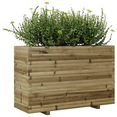 vidaXL Jardinière 110x40x72 cm bois de pin imprégné