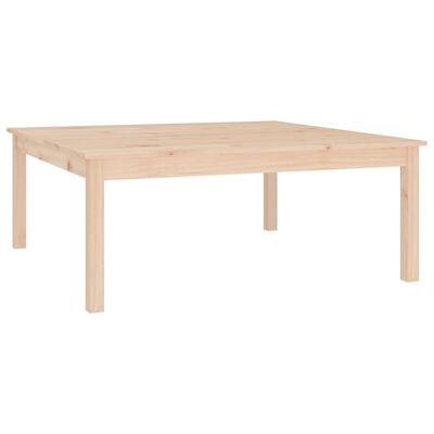 vidaXL Table basse 100x100x40 cm Bois massif de pin