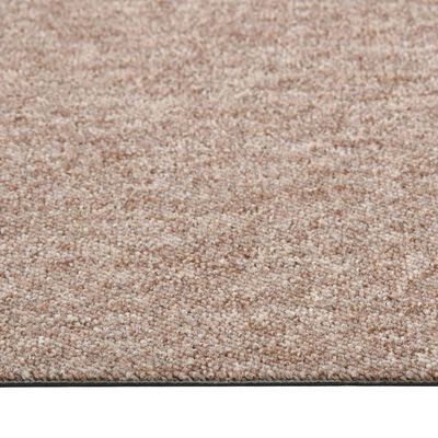 vidaXL Dalles de tapis de sol 20 pcs 5 m² 50x50 cm Beige