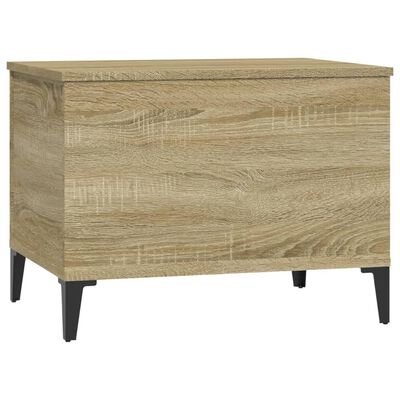 vidaXL Table basse Chêne sonoma 60x44,5x45 cm Bois d'ingénierie