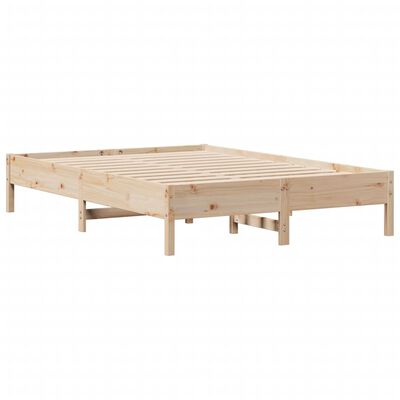 vidaXL Cadre de lit sans matelas 140x190 cm bois de pin massif