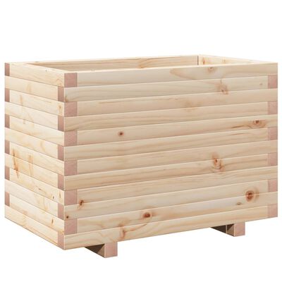 vidaXL Jardinière 70x40x49,5 cm bois de pin massif