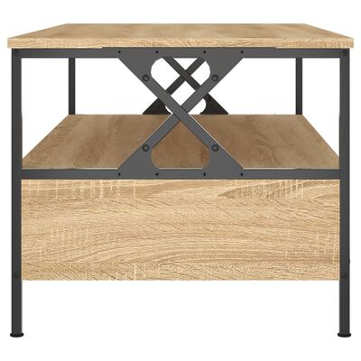 vidaXL Table basse chêne sonoma 100x51x45 cm bois d'ingénierie