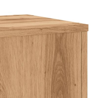 vidaXL Supports pour plantes 2 pcs chêne artisanal bois d'ingénierie