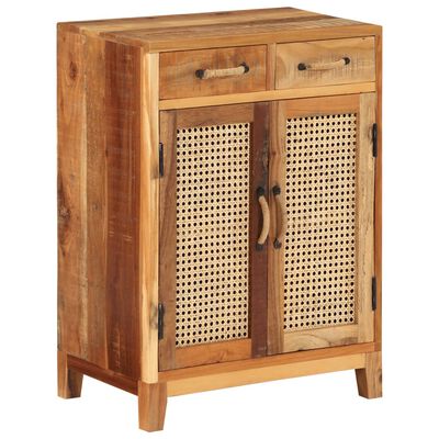 vidaXL Buffet 55x35x75 cm bois massif de récupération