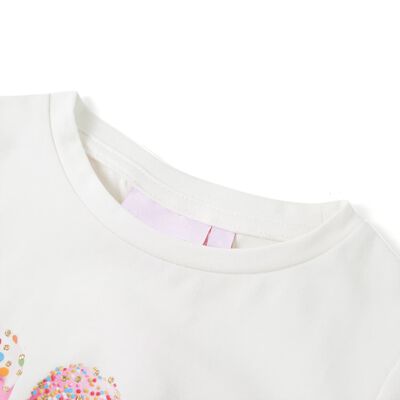 T-shirt pour enfants écru 116