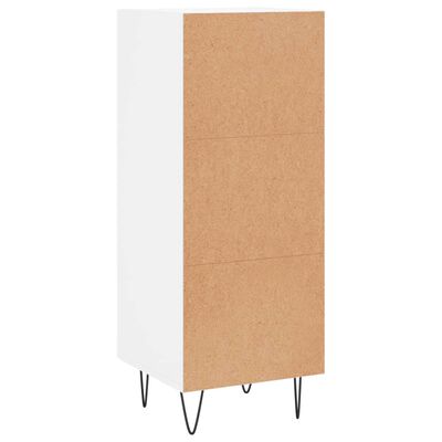 vidaXL Buffet blanc 34,5x34x90 cm bois d'ingénierie