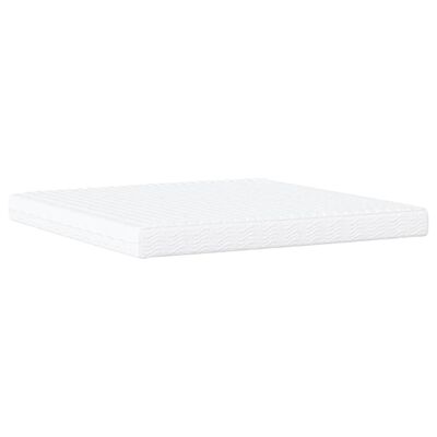 vidaXL Lit avec matelas marron 200x200 cm similicuir