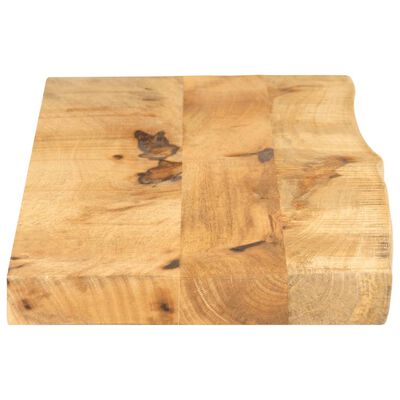 vidaXL Dessus de table 110x30x2,5cm bord vif bois massif manguier brut