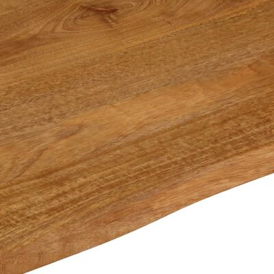 vidaXL Dessus de table à bord vivant 110x80x2,5cm bois massif manguier