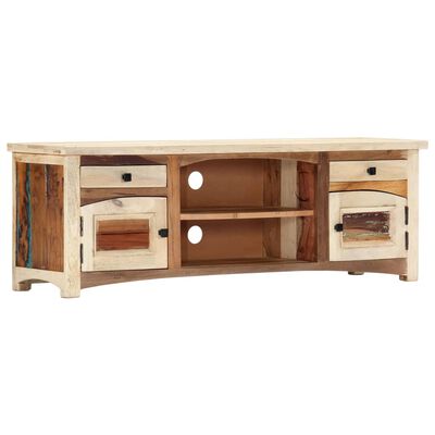 vidaXL Meuble TV 120 x 30 x 40 cm Bois de récupération massif