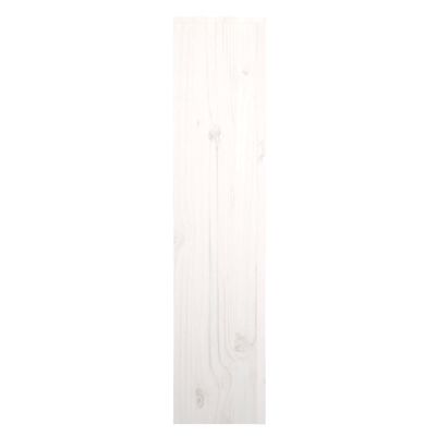 vidaXL Cache-radiateur Blanc 79,5x19x84 cm Bois massif de pin