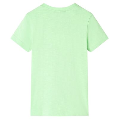 T-shirt pour enfants vert néon 140