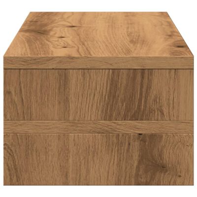 vidaXL Support de moniteur chêne artisanal 54x22x15 cm bois ingénierie