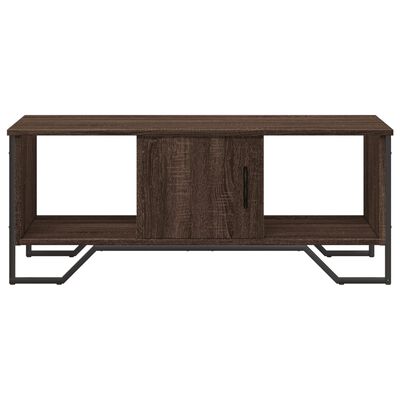 vidaXL Table basse chêne marron 100x51x40 cm bois d'ingénierie