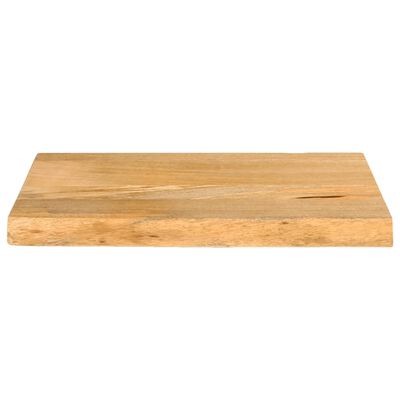 vidaXL Dessus de table à bord vivant 50x20x2,5 cm bois massif manguier