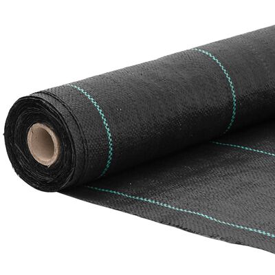 vidaXL Membrane anti-mauvaises herbes noir 0,5x50 m PP