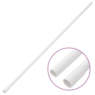 vidaXL Goulottes de câble avec pinces Ø16 mm 30 m PVC