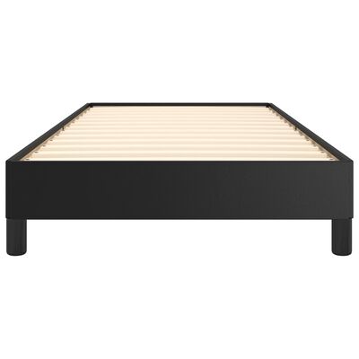 vidaXL Cadre de lit sans matelas noir 100x200 cm similicuir