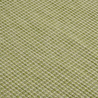 vidaXL Tapis à tissage plat d'extérieur 80x250 cm Vert