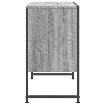 vidaXL Armoire lavabo de salle de bain sonoma gris bois d'ingénierie