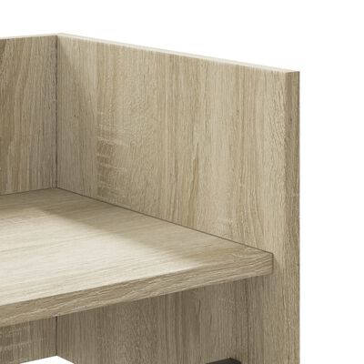 vidaXL Étagère murale chêne sonoma 70,5x35x30,5 cm bois d'ingénierie