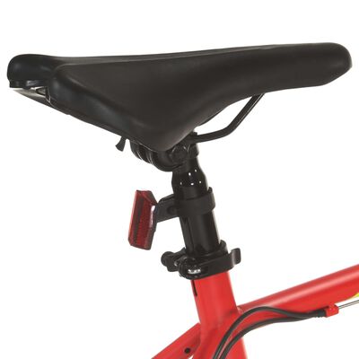 vidaXL Vélo de montagne 21 vitesses Roues de 27,5 pouces 38 cm Rouge