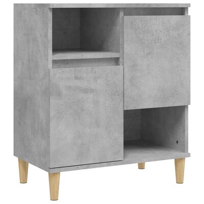 vidaXL Buffets 2 pcs gris béton 60x35x70 cm bois d'ingénierie