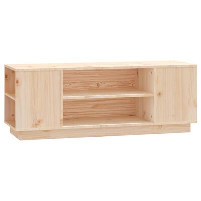 vidaXL Meuble TV 110x35x40,5 cm Bois de pin massif