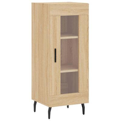 vidaXL Buffet haut Chêne sonoma 34,5x34x180 cm Bois d'ingénierie