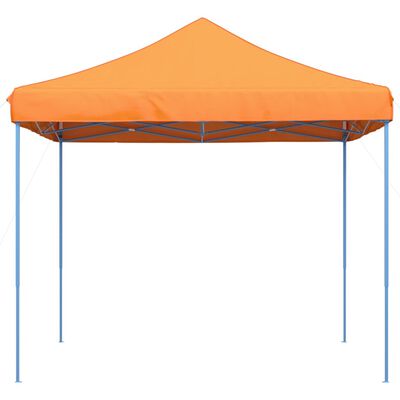 vidaXL Tente de réception pliable escamotable orange 292x292x315 cm