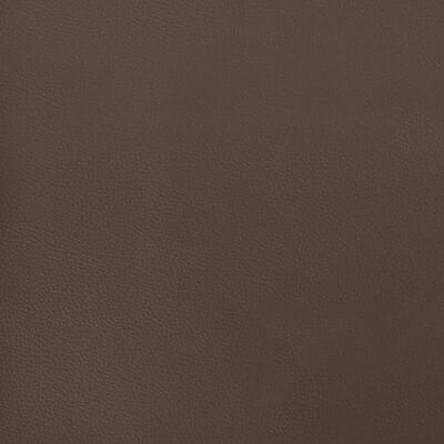 vidaXL Cadre de lit Marron 140x200 cm Similicuir