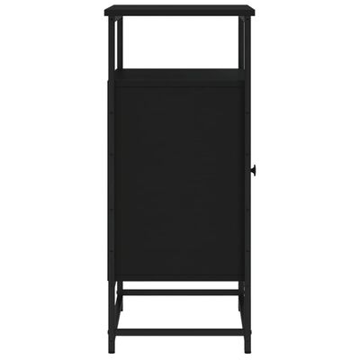 vidaXL Buffet noir 69x35x80 cm bois d'ingénierie