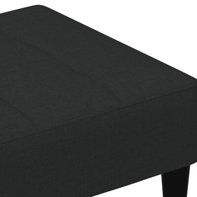 vidaXL Repose-pied noir 77x55x31 cm velours