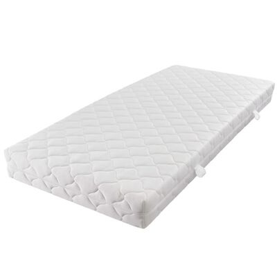 vidaXL Lit avec matelas Pin mexicain Corona 160 x 200 cm