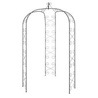 Arche de jardin avec treillis en bois de pin dimensions 110 x 230 x 58 cm  VidaXL - Habitium®