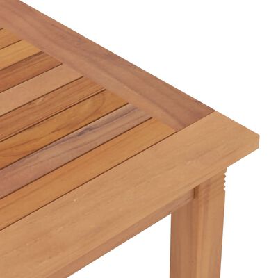 vidaXL Table à dîner de jardin 200x90x75 cm bois massif de teck