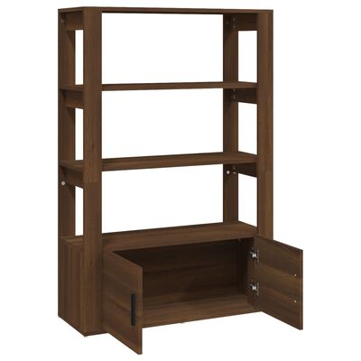 vidaXL Buffet Chêne marron 80x30x119,5 cm Bois d'ingénierie